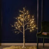 Lighted Birch Tree 48 LED 4FT