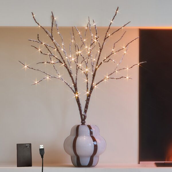 Lighted Snow Dusted Branch 32IN 100L