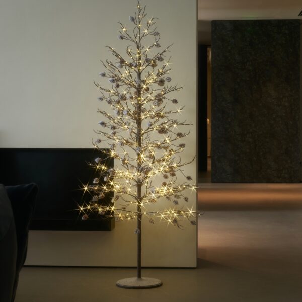 Prelit Pinecone Tree 6FT 448L