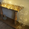 Lighted Silvery Starburst Garland 6FT 180L